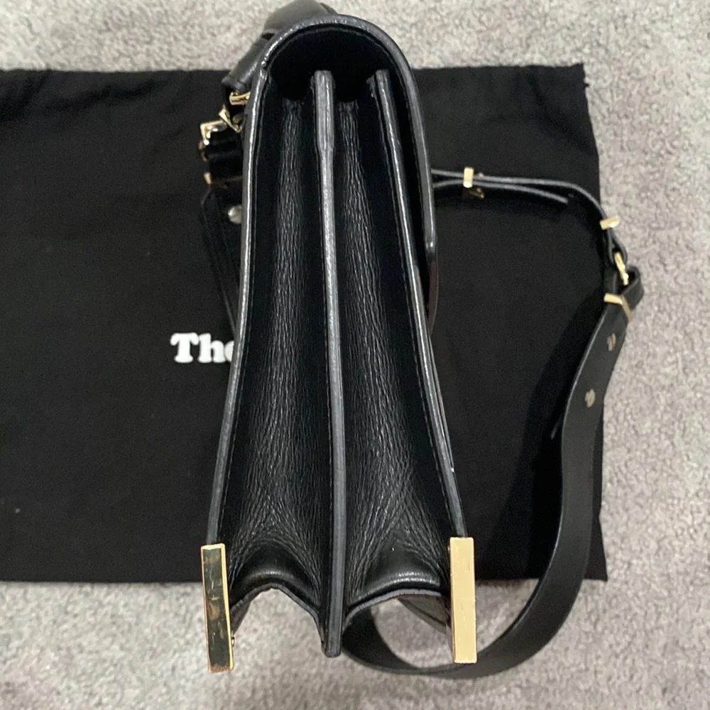 The Kooples medium black leather Emily Bag - Picture 7 of 17